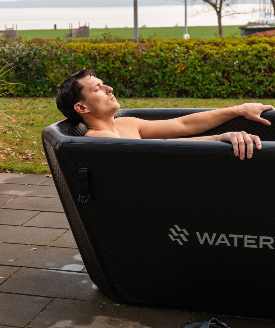 Watery uppblåsbart isbad - Ace - Svart