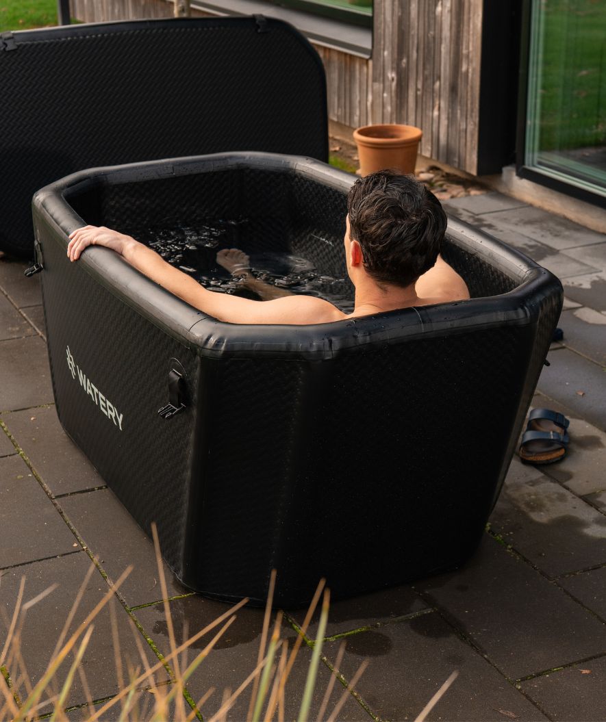 Watery uppblåsbart isbad - Ace - Svart
