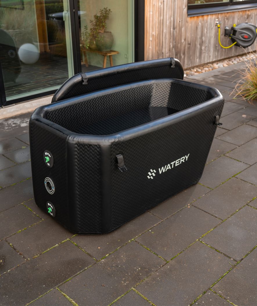 Watery uppblåsbart isbad - Ace - Svart