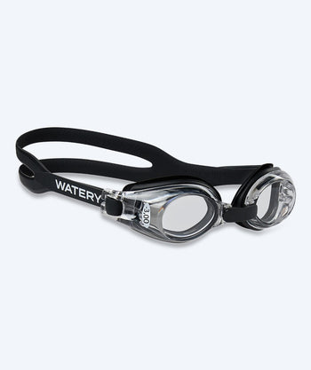 Watery närsynta simglasögon med styrka för barn - (-1,5) till (-7,0) - Baffin - Svart