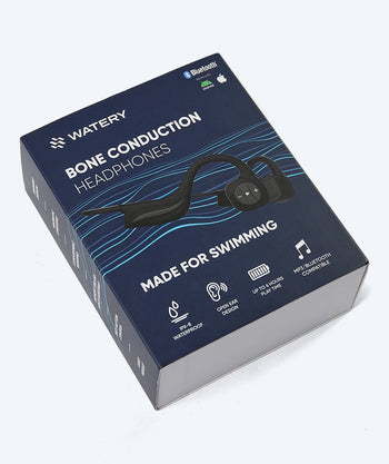 Watery vattentäta hörlurar - Bone MP3 - Svart