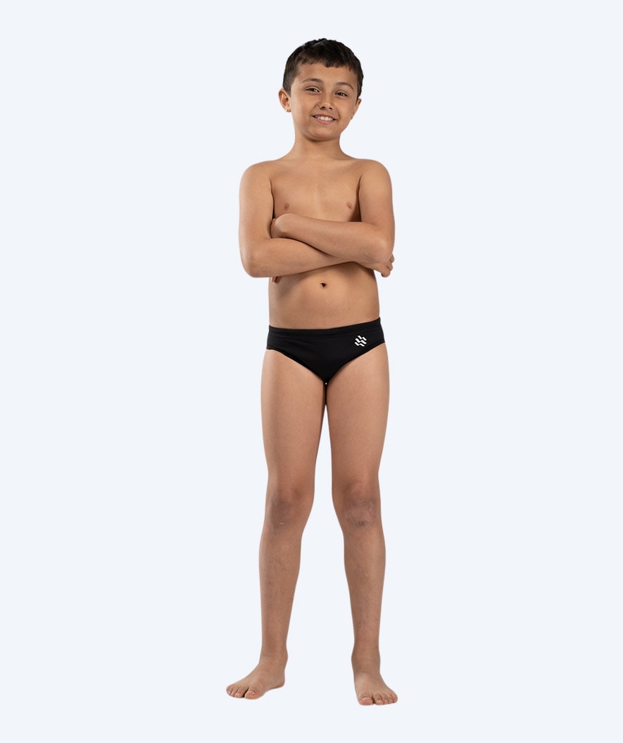 Watery trekantiga badbyxor för pojkar - Budgie Eco - Svart