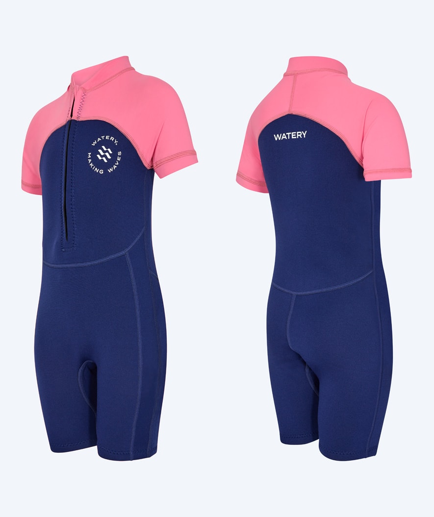Watery UV-våtdräkt för barn - Calypso Shorty - Rosa