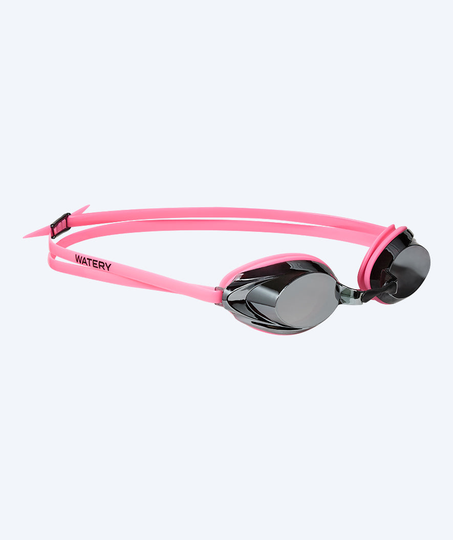 Watery Elite simglasögon - Captain Mirror - Rosa/silver