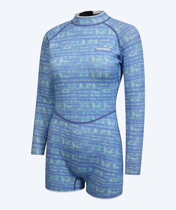 Watery neopren springsuit till damer - Catalina - Ljusblå