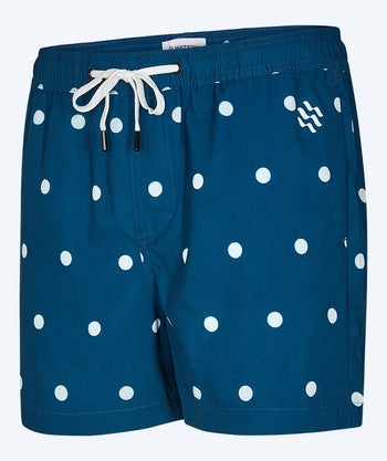 Watery badshorts för herr - Clifford Eco - Mörkblå/vit