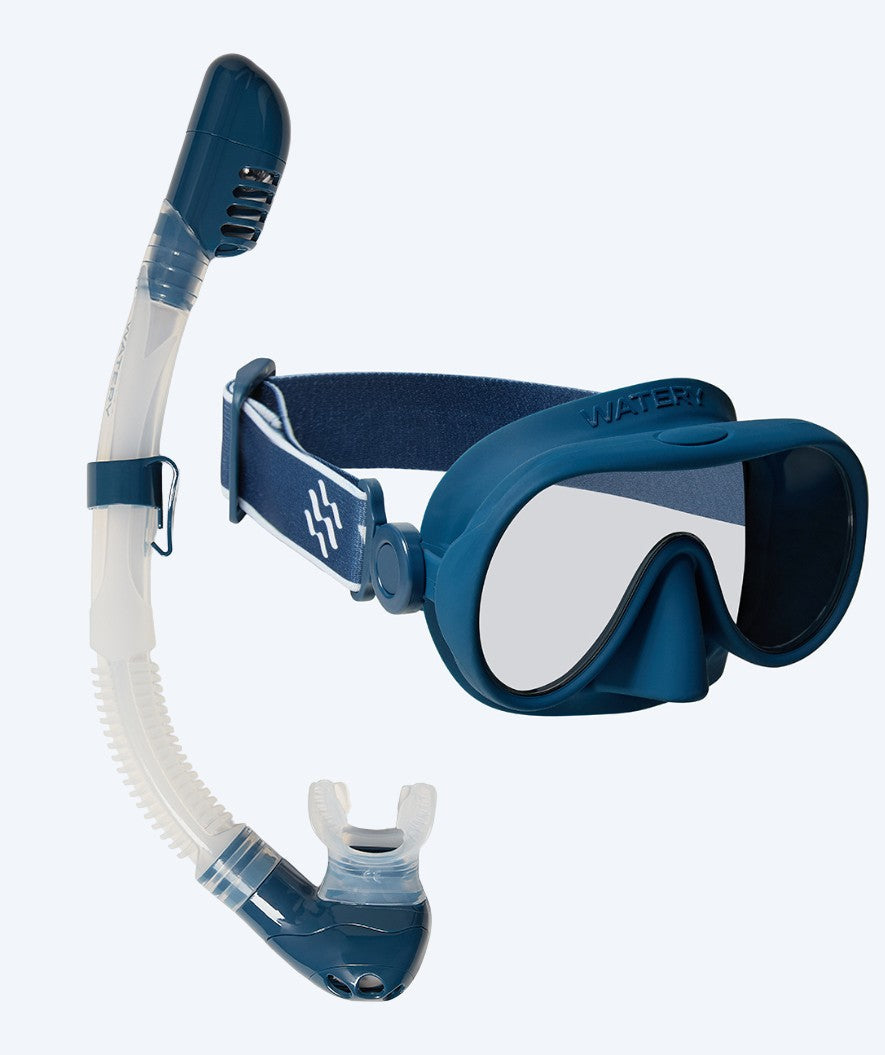 Watery Combo snorkelset för barn (4-10) - Alton - Mörkblå