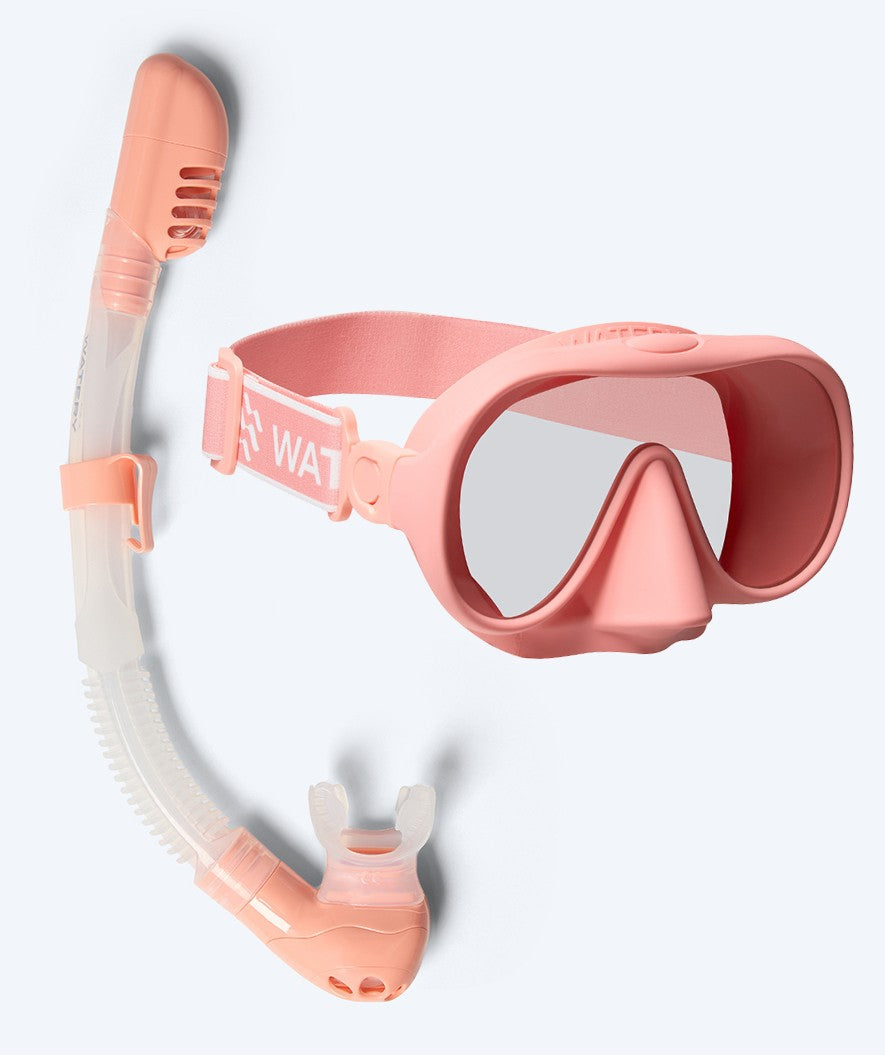 Watery Combo snorkelset för barn (4-10) - Alton - Rosa