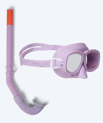 Watery Combo snorkelset för barn (4-10) - Wyre - Lila