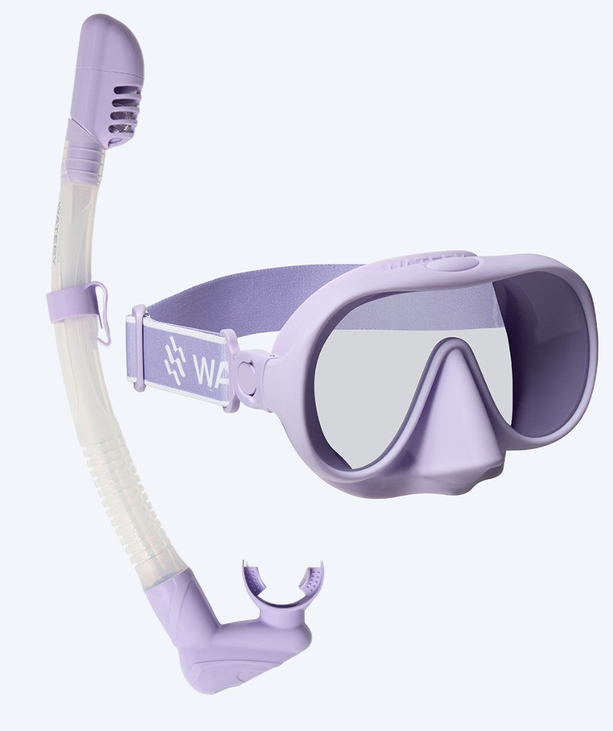 Watery Combo snorkelset för vuxna (från 15 år) - Alton - Lila