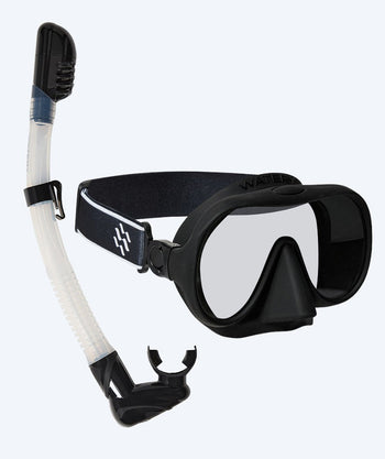Watery Combo snorkelset för vuxna (från 15 år) - Alton - Svart
