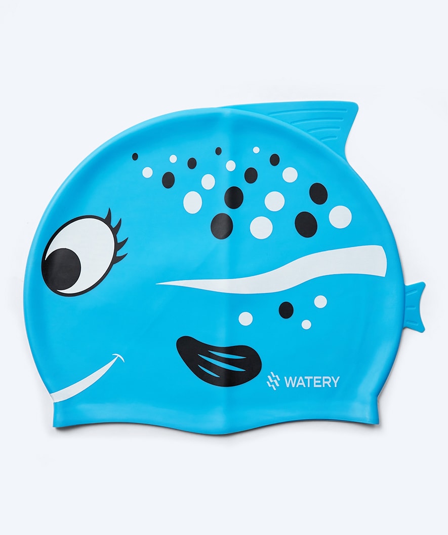 Watery badmössa för barn - Dashers - Fish (Ljusblå)
