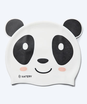 Watery badmössa för barn - Dashers - Panda Bear (Vit/svart)