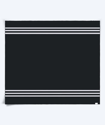 Watery microfiber handduk (180 x 200 cm) - Eco Nebraska Family - Svart