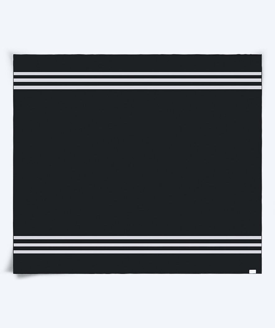 Watery microfiber handduk (180 x 200 cm) - Eco Nebraska Family - Svart