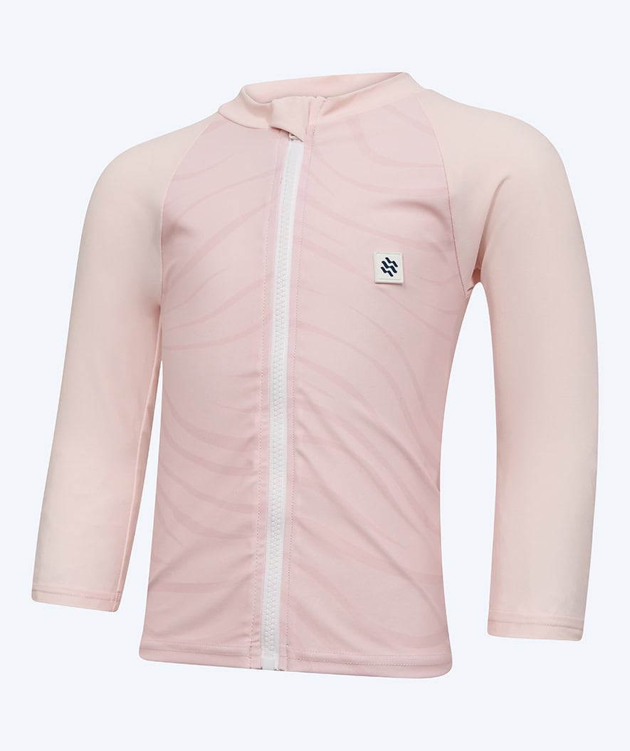 Watery UV-tröja för barn - Fjord Långärmad Rashguard - Rosa
