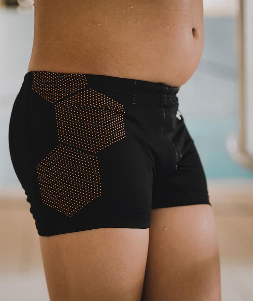 Watery aquashorts för pojkar - Flaming Vegas - Orange Corner