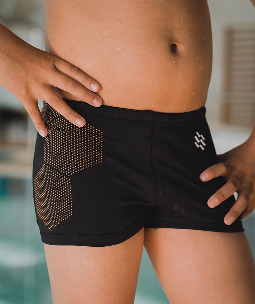 Watery aquashorts för pojkar - Flaming Vegas - Orange Corner