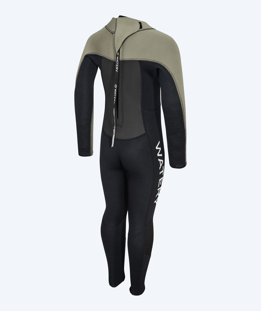 Watery våtdräkt för barn - Gecko (3mm) - Brun