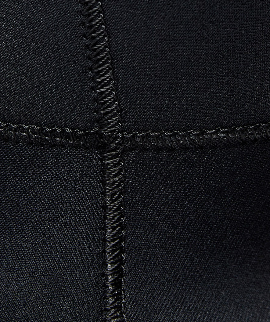 Watery neoprenhuva med hals - Hedgehog (3 mm) - Svart