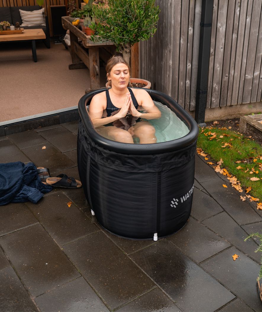 Watery uppblåsbart isbad - Hero Max - Svart