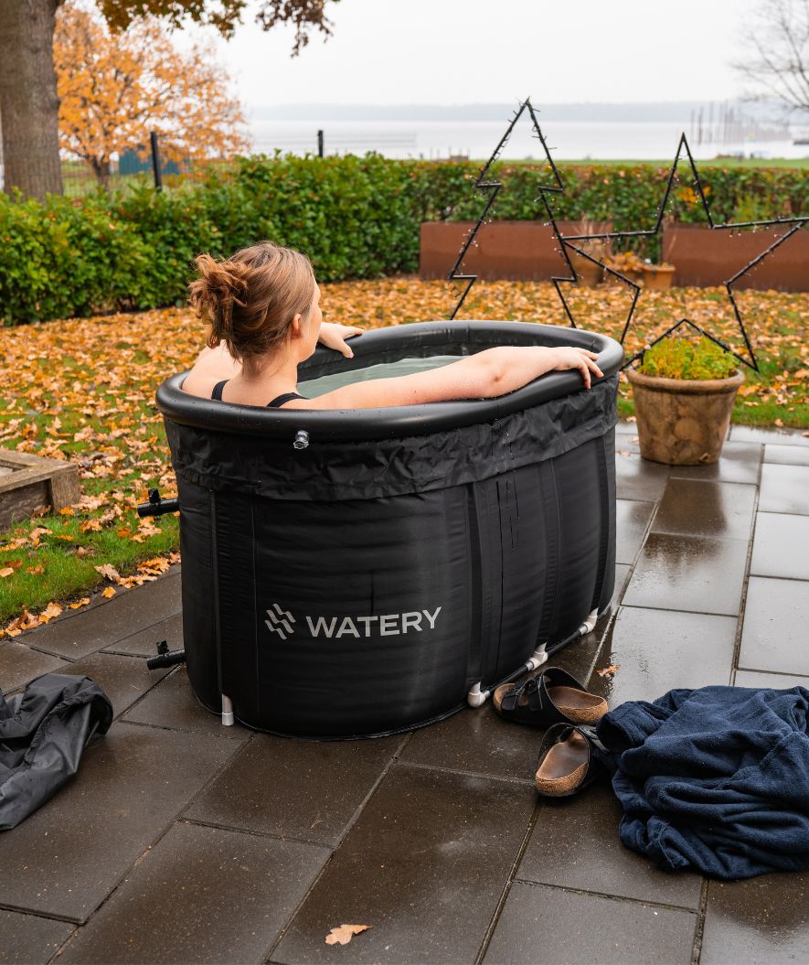 Watery uppblåsbart isbad - Hero Max - Svart