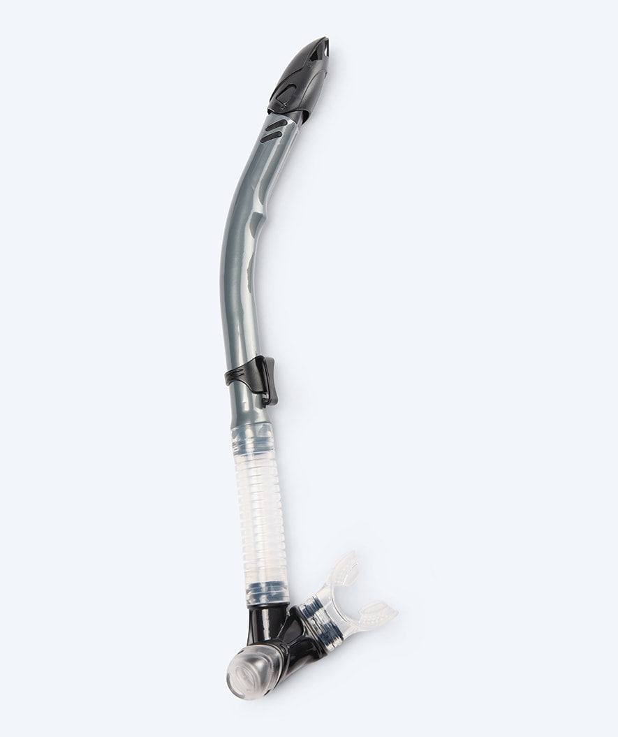 Watery semi-dry snorkel för vuxna - Hudson - Grå
