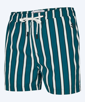 Watery badshorts för herr - Kelvin Eco - Grön/vit