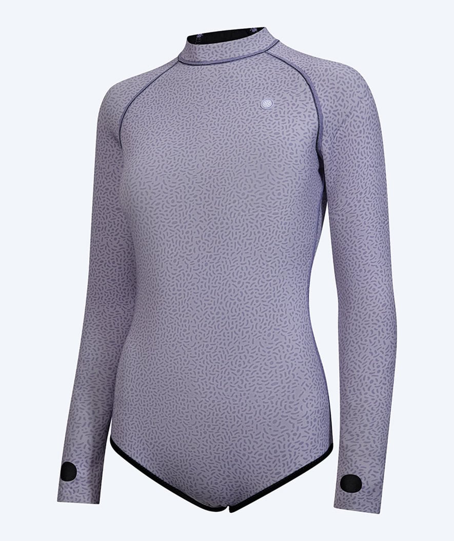 Watery neopren springsuit till damer - Lady Open Back - Lila