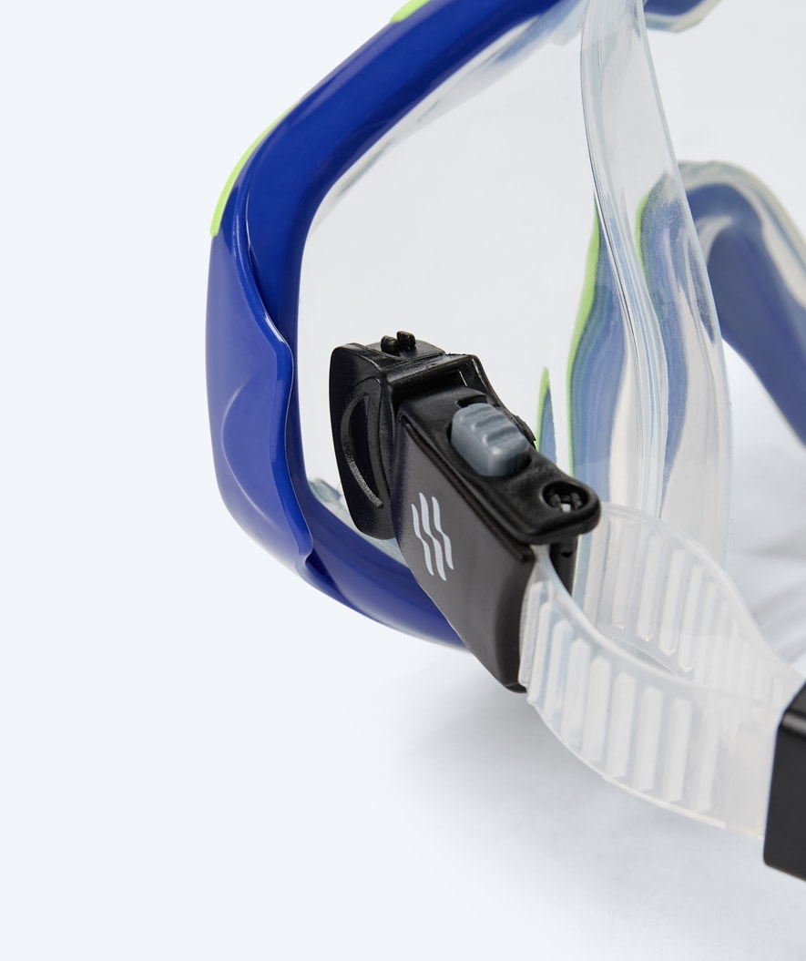 Watery Combo snorkelset för vuxna (från 15 år) - Leach - Blå/gul