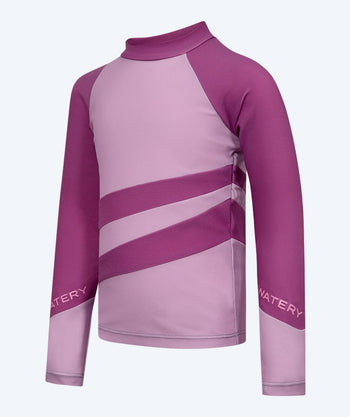 Watery UV-tröja för barn - Manami Long Sleeve Rashguard - Atlantic Purple