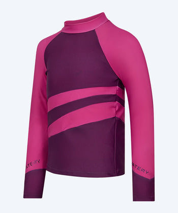 Watery UV-tröja för barn - Manami Långärmad Rashguard - Lila