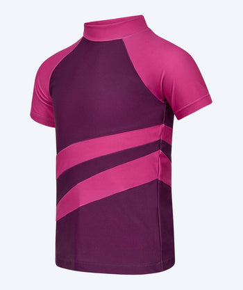 Watery UV-tröja för barn - Manami Short Sleeve Rashguard - Lila