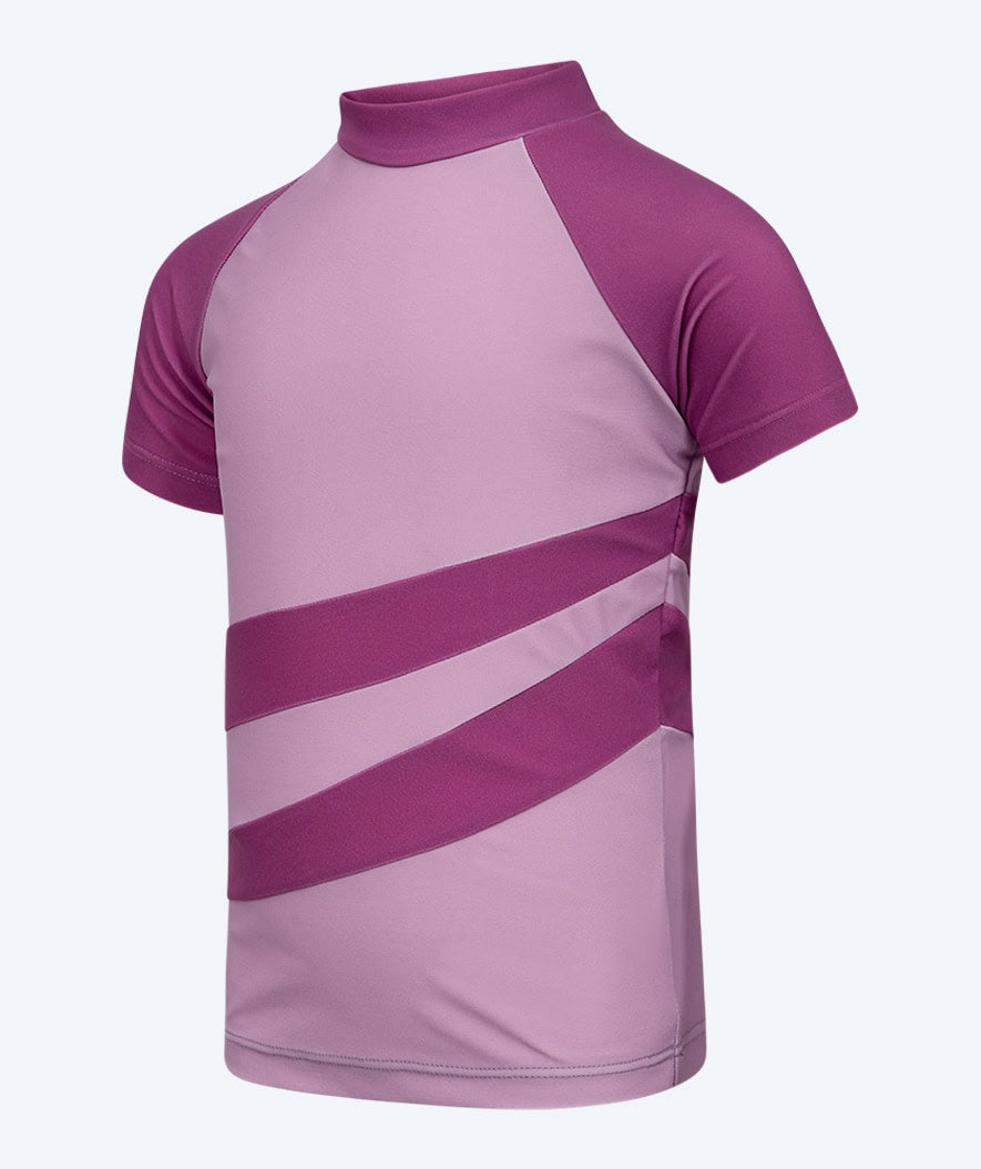 Watery UV-tröja för barn - Manami Kortärmad Rashguard - Atlantic Purple