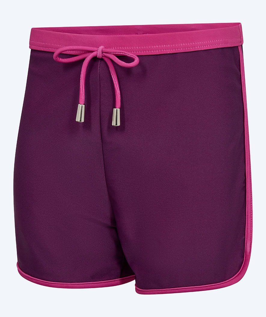 Watery UV-badshorts för barn - Manami - Lila