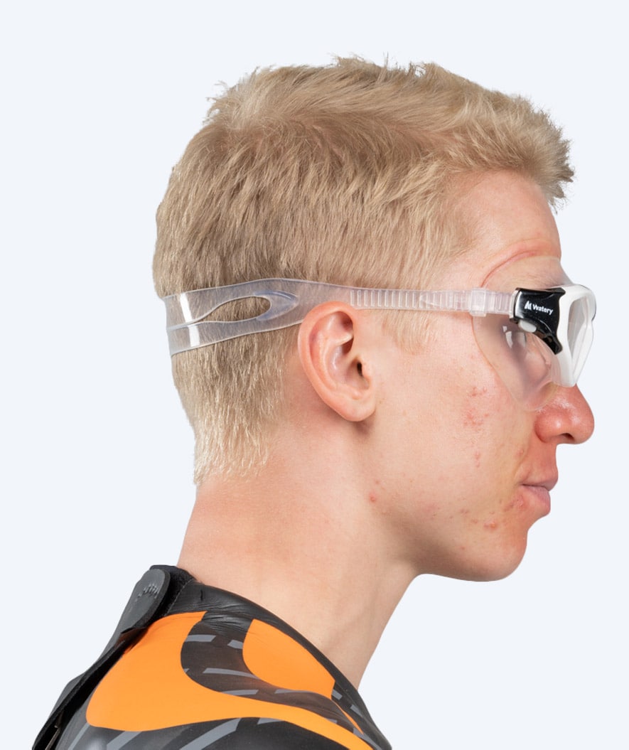 Watery simmask för vuxna - Mantis - Vit/grå