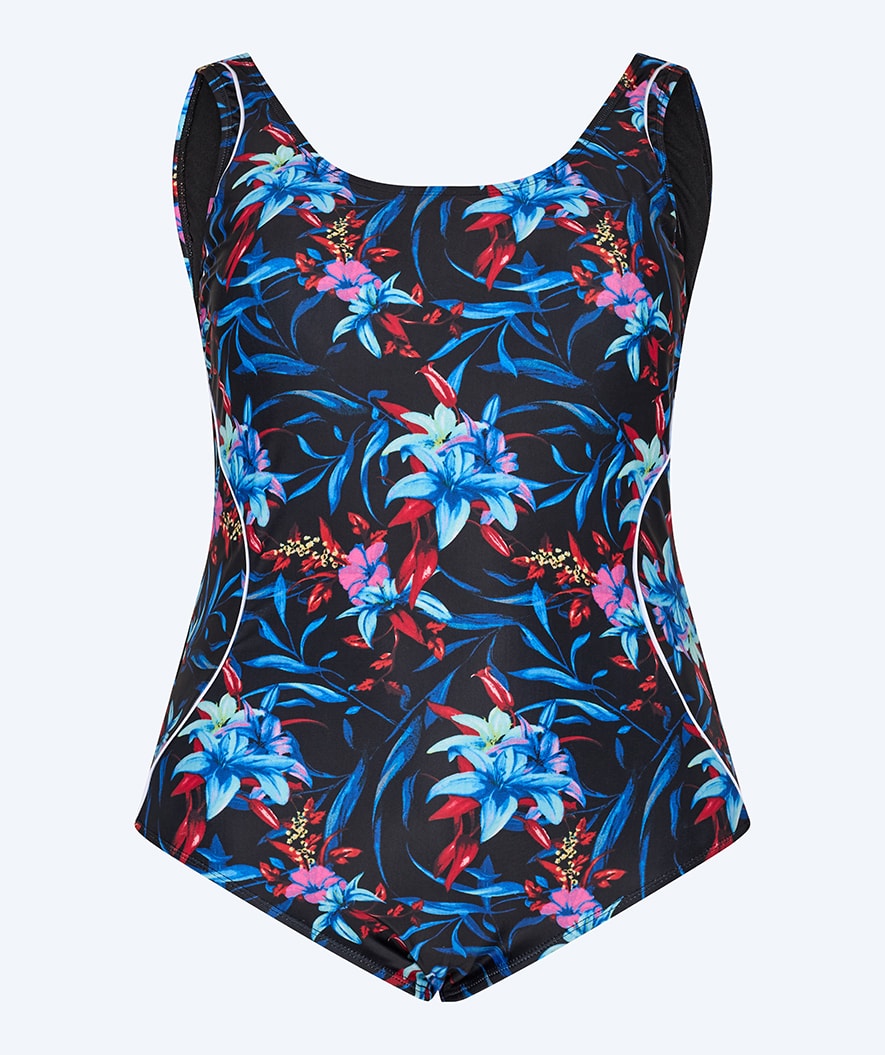 Watery baddräkt plus size för dam - Marilla - Arvia Blue