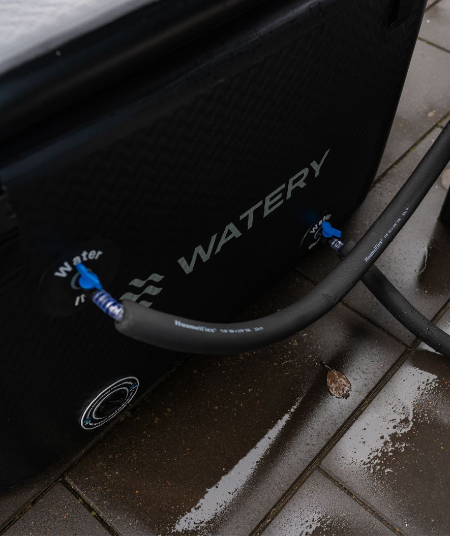 Watery uppblåsbart isbad - Master - Svart