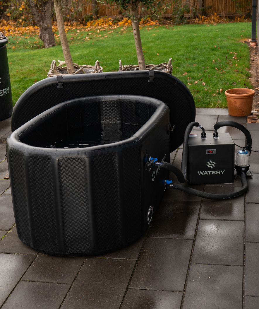 Watery uppblåsbart isbad - Master - Svart
