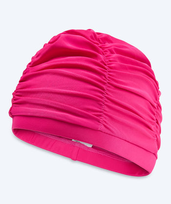 Watery badmössa med drapering - Maxwell - Rose Red