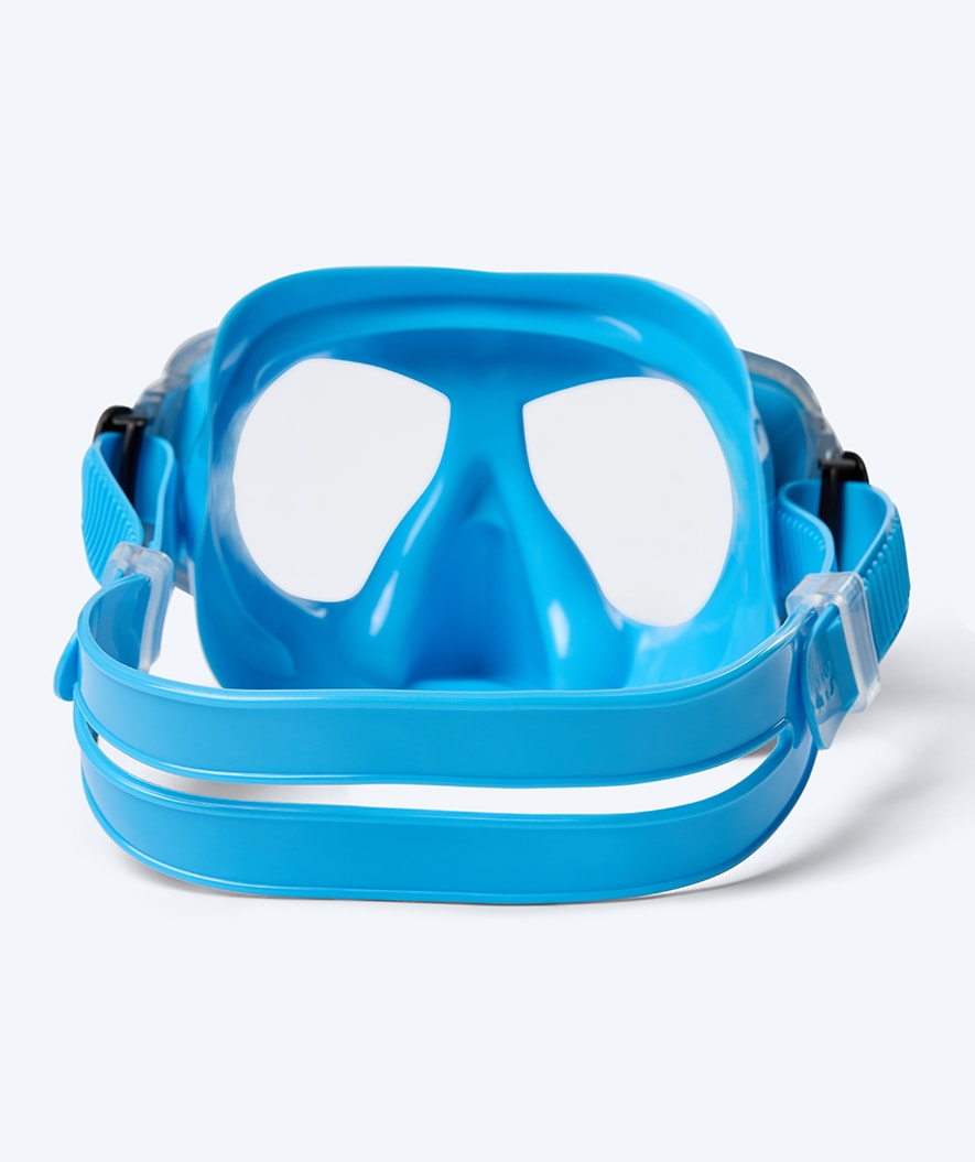 Watery dykarmask för junior - Misu - Blå/vit
