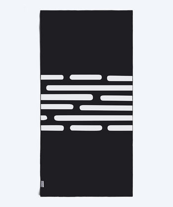 Watery microfiber handduk (160 x 80 cm) - Eco Nebraska - Svart