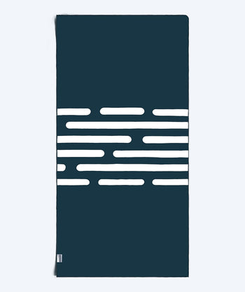 Watery microfiber handduk (160 x 80 cm) - Eco Nebraska - Mörkblå