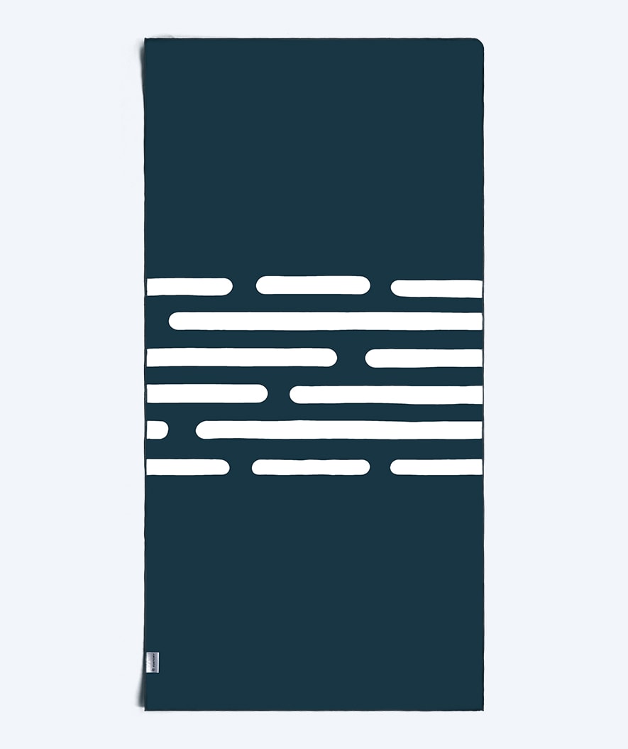 Watery microfiber handduk (160 x 80 cm) - Eco Nebraska - Mörkblå