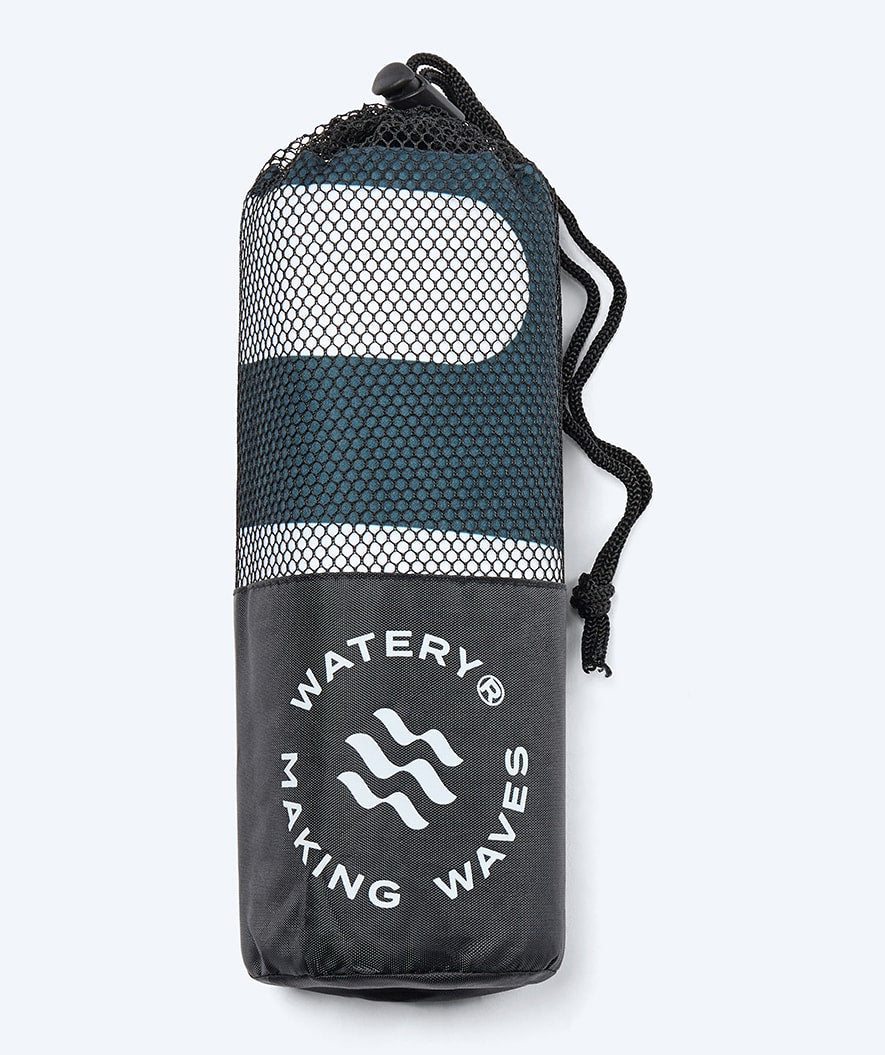 Watery microfiber handduk (160 x 80 cm) - Eco Nebraska - Mörkblå