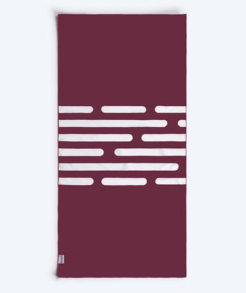 Watery microfiber handduk (160 x 80 cm) - Eco Nebraska - Dust Röd