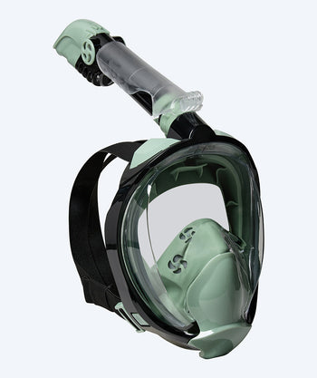 Watery full face cyklop för vuxna - Ocean Pro - Mörkgrön