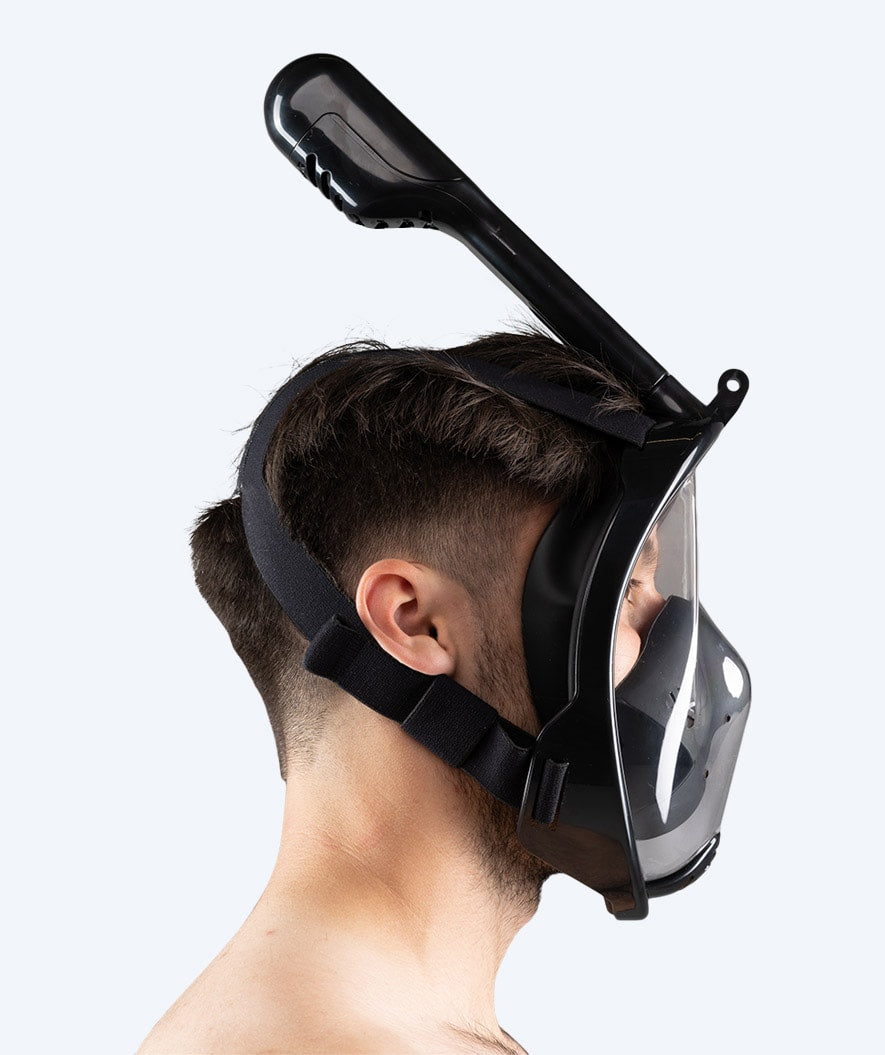 Watery snorkelmask för vuxna - Oxygen - Svart