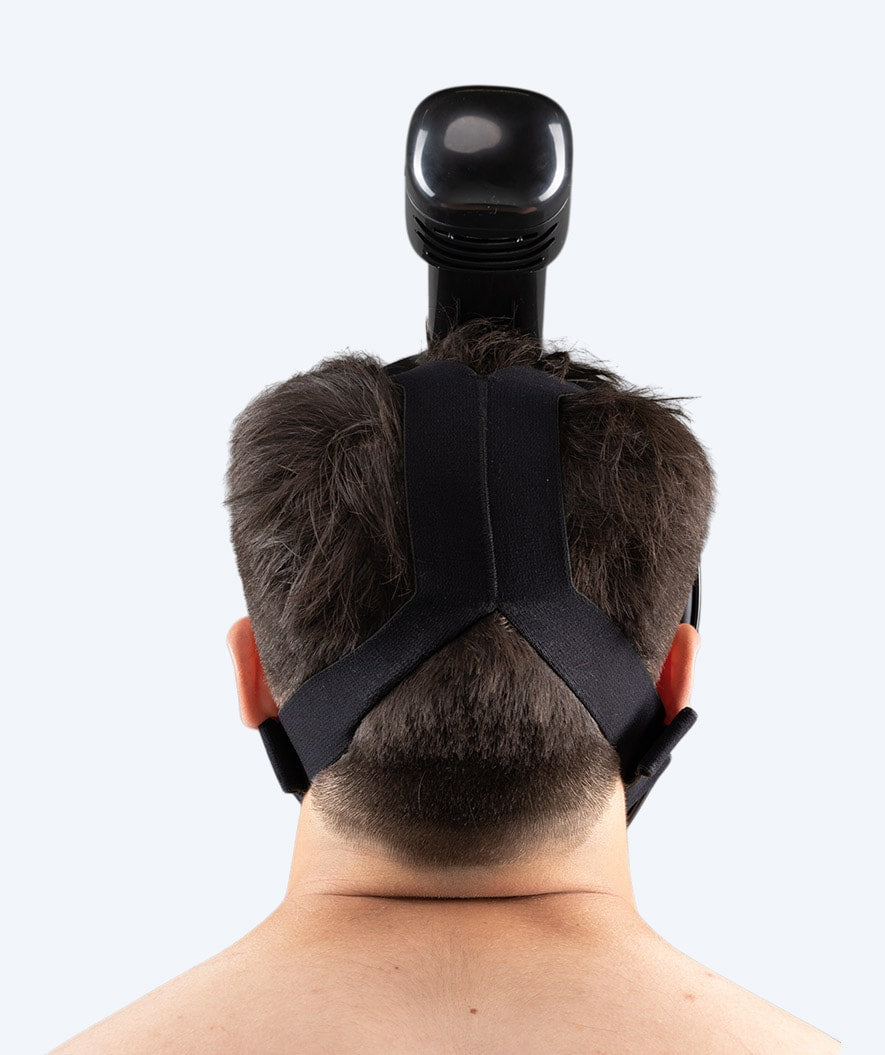 Watery snorkelmask för vuxna - Oxygen - Svart