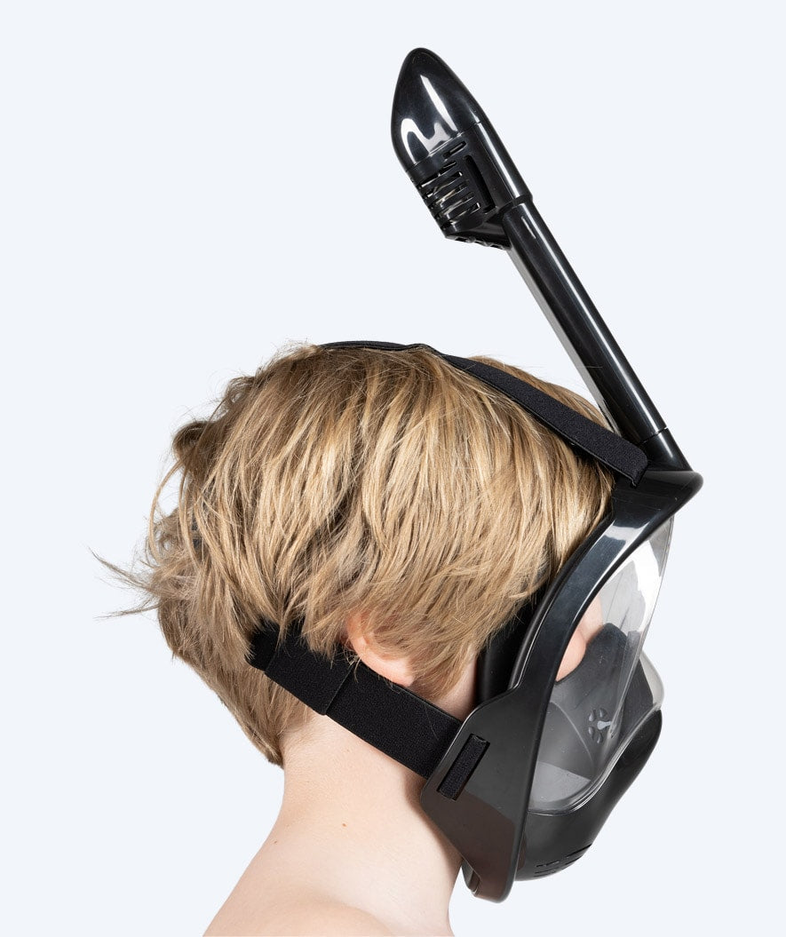 Watery snorkelmask för barn - Oxygen - Svart